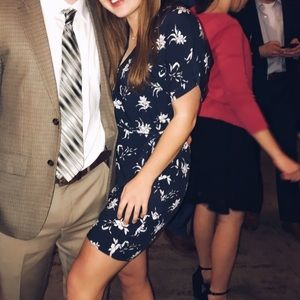 🤍 3/$15 Forever 21 Blue Wrap Dress